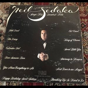 Neil Sedaka Sings His Greatest Hits Vinyl Record